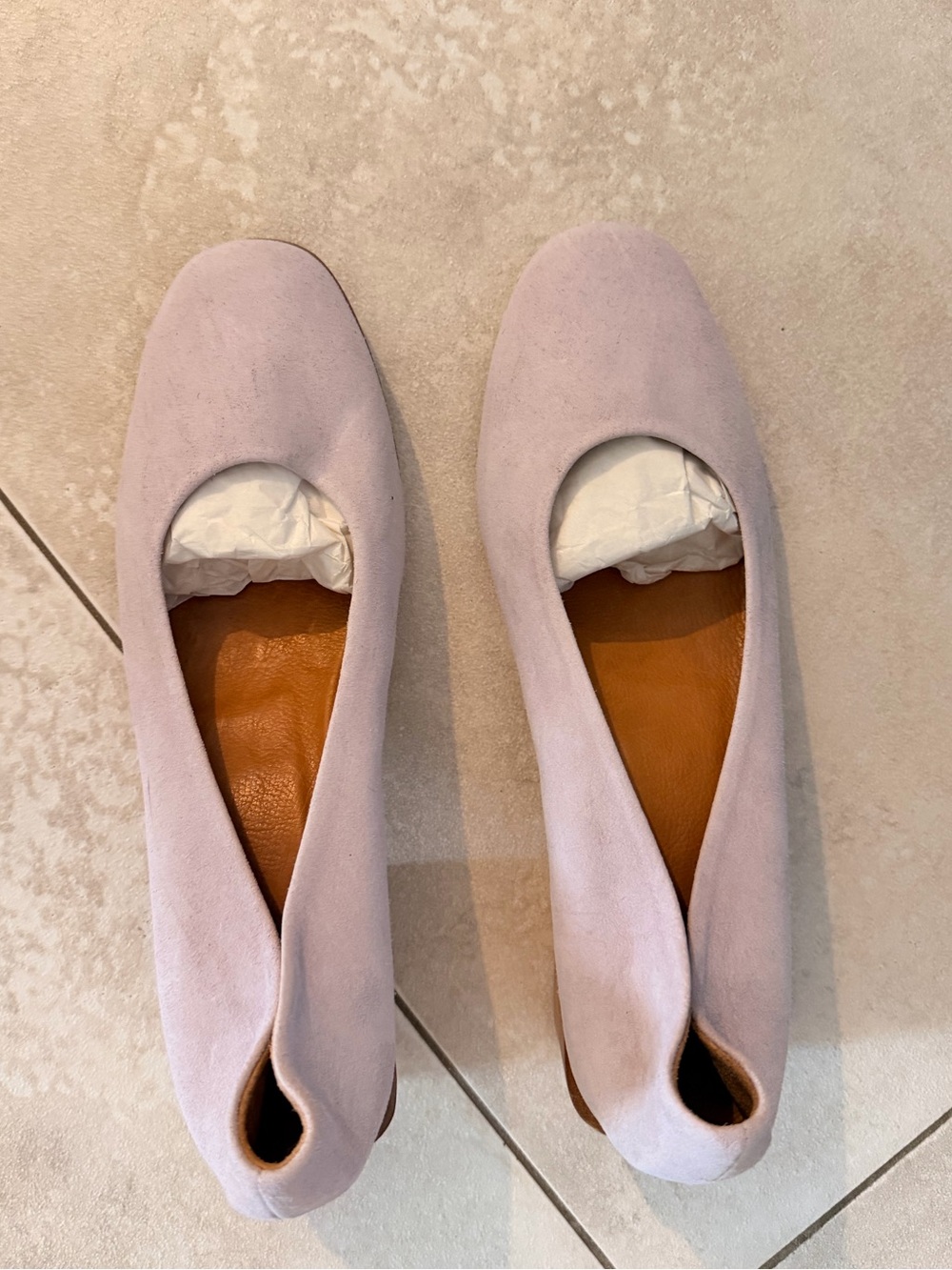 Coclico Epice Lilac Suede Pumps 37.5 Block Heel